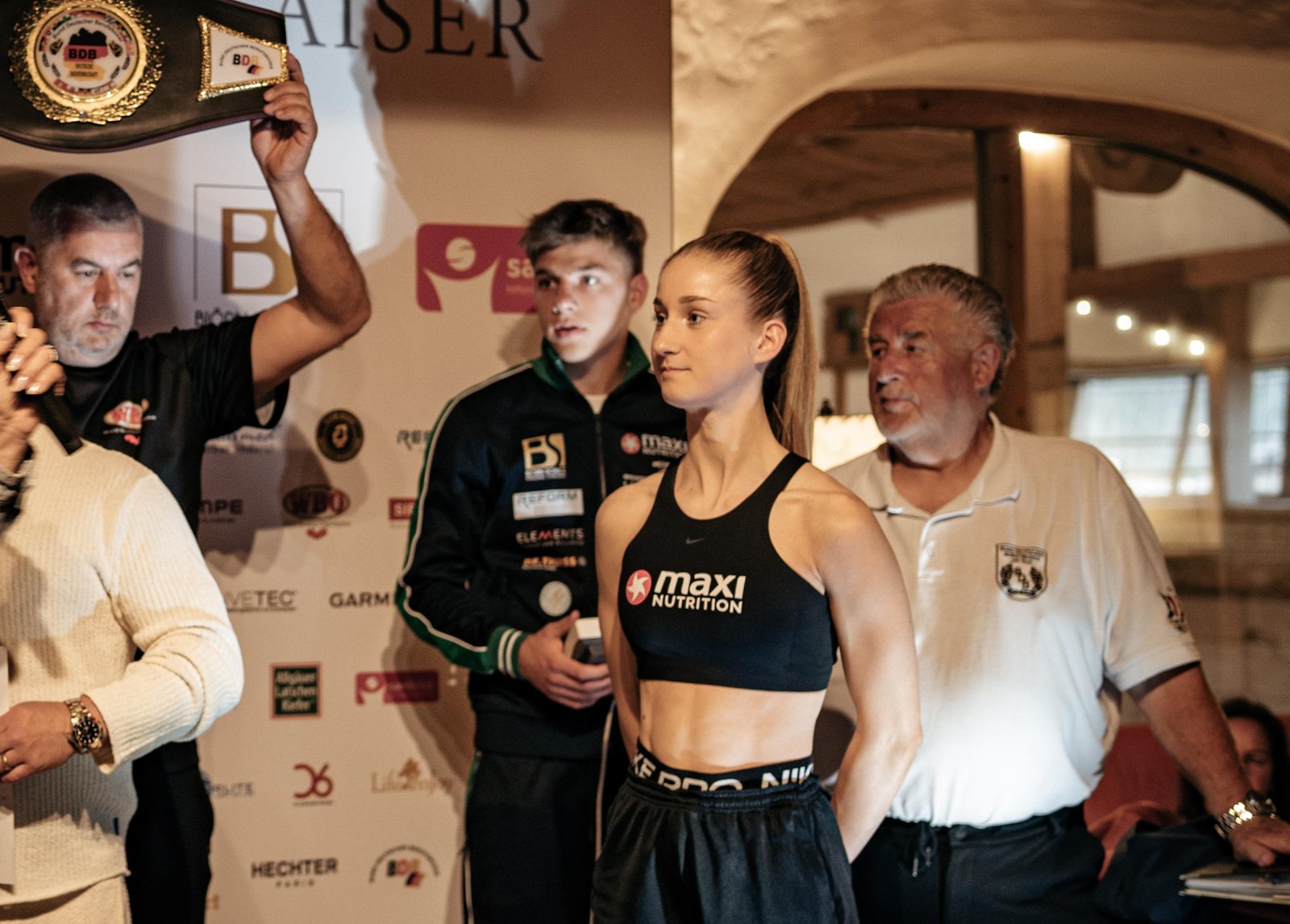 Wiegen vor dem Kampf